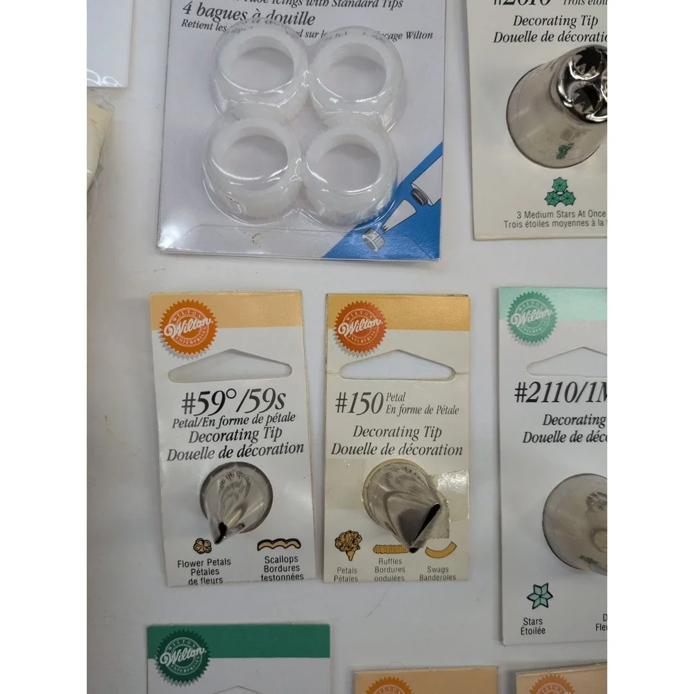 NEW LOT!🚨Wilton Cake Decorating Bag Ring Set Piping Tips 366/352/2010/102/2110+